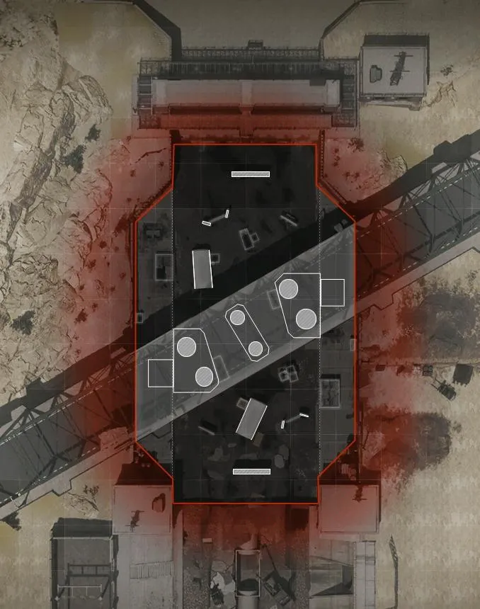 COD ModernWarfare Drainage Mini Map Layout