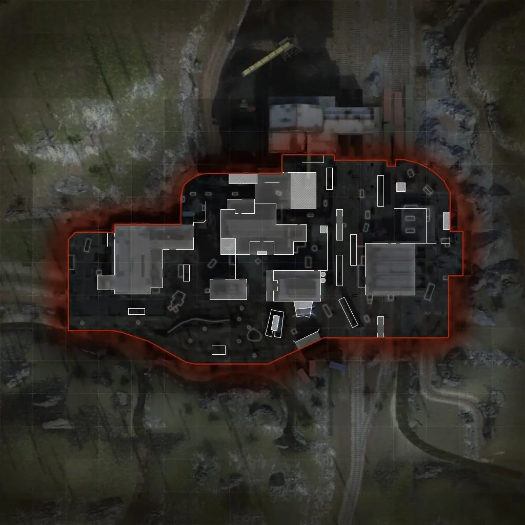 COD ModernWarfare GunRunner Mini Map Layout