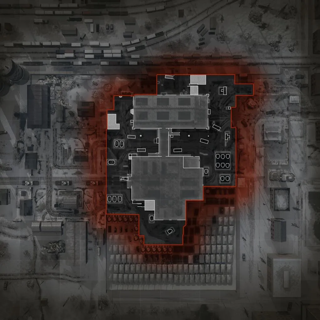 COD ModernWarfare MialstorTankFactory Mini Map Layout 1