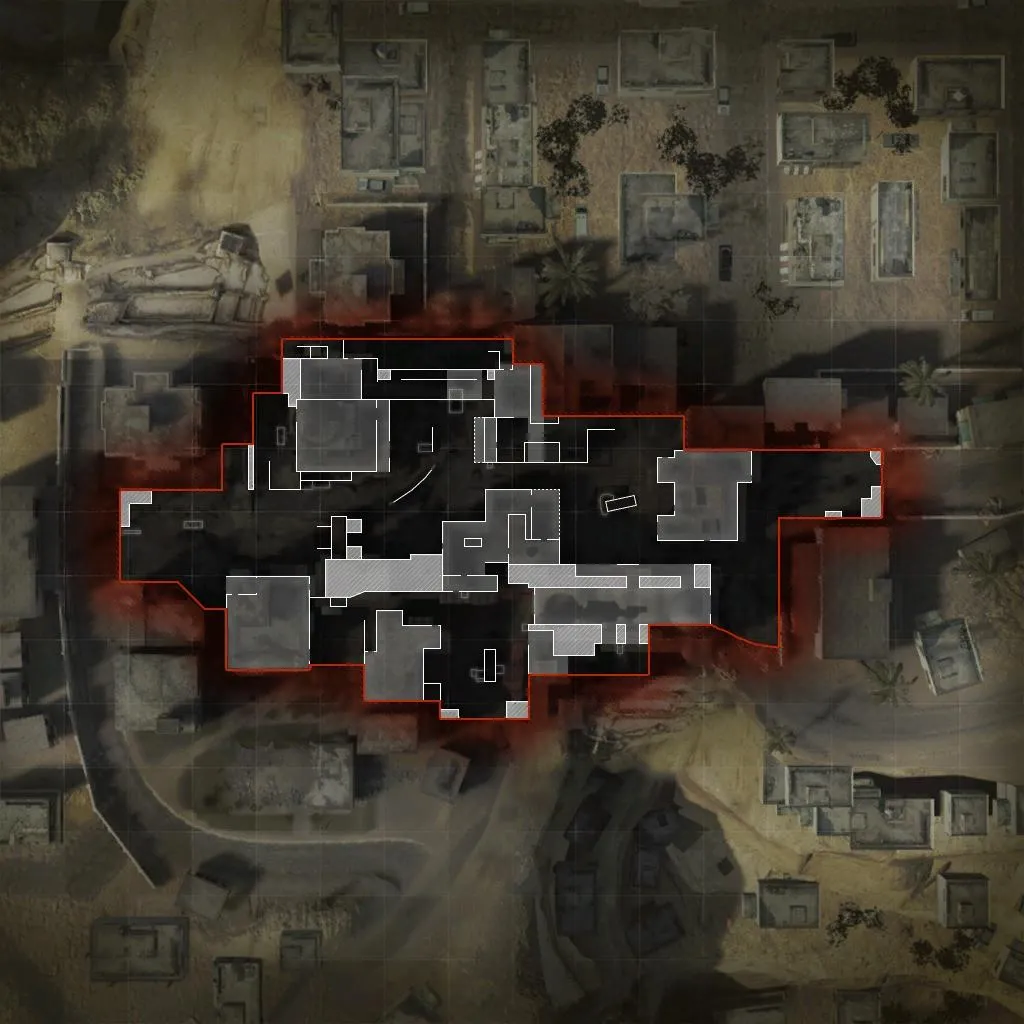 COD ModernWarfare Rammaza Mini Map Layout