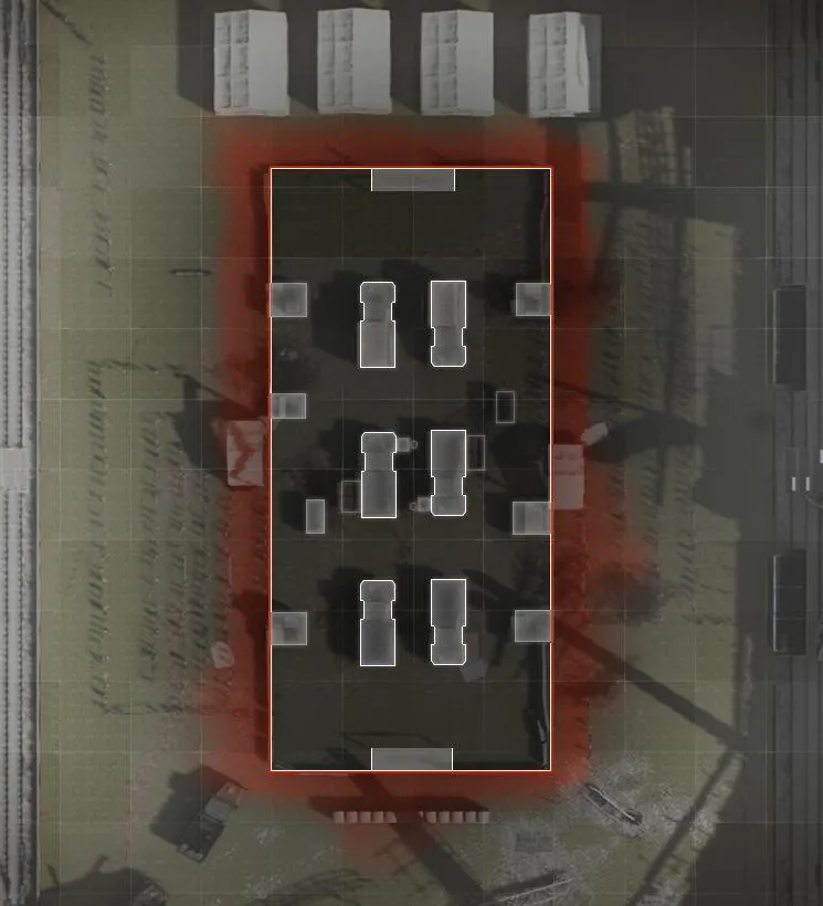 COD ModernWarfare Stadium Mini Map Layout