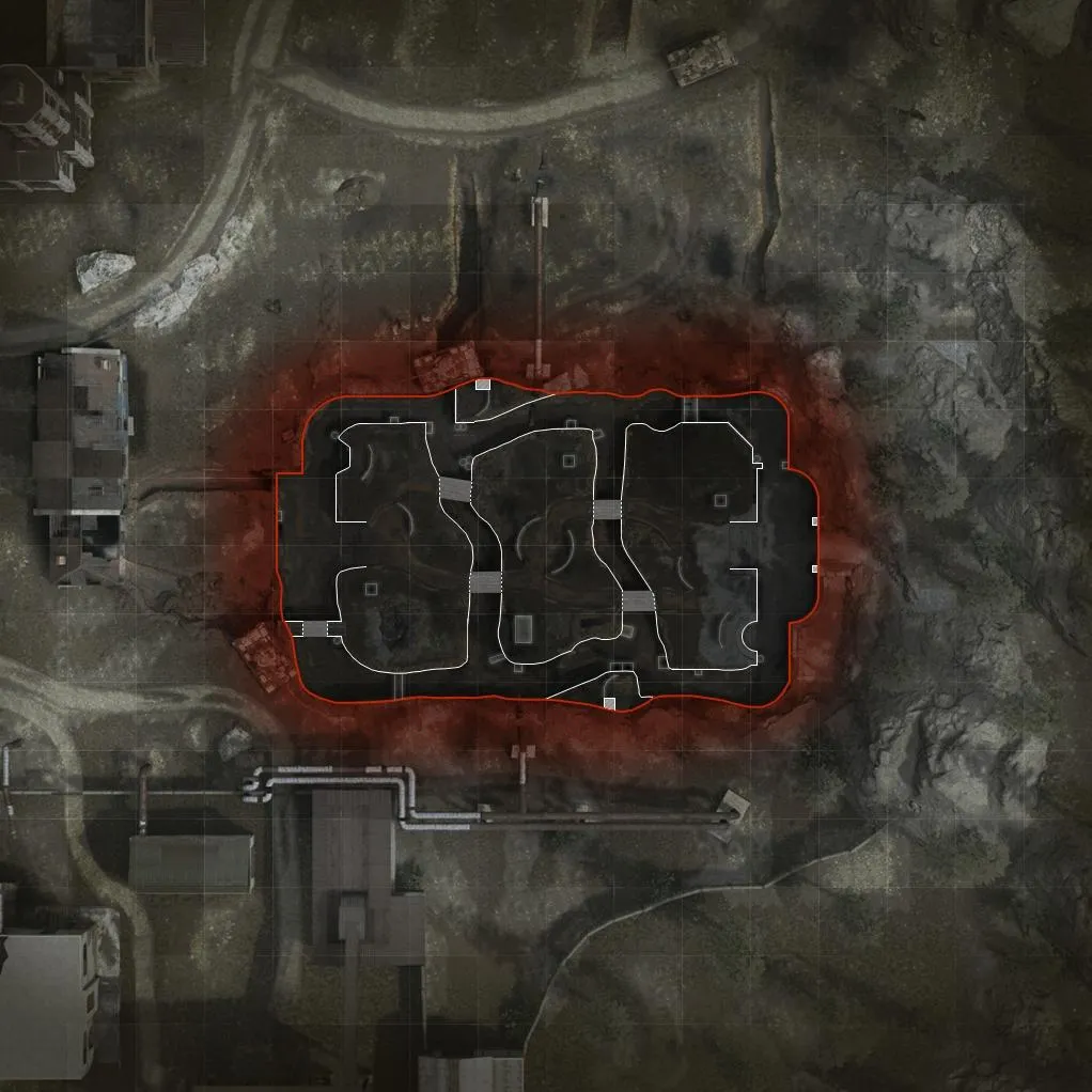 COD ModernWarfare Trench Mini Map Layout