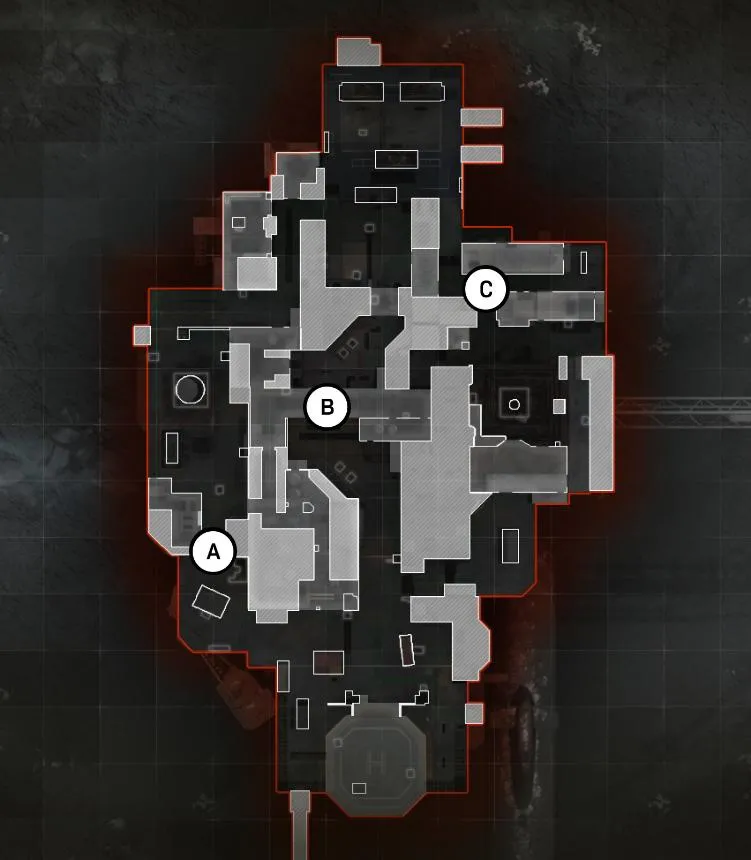 Oil Rig Map Domination Flags