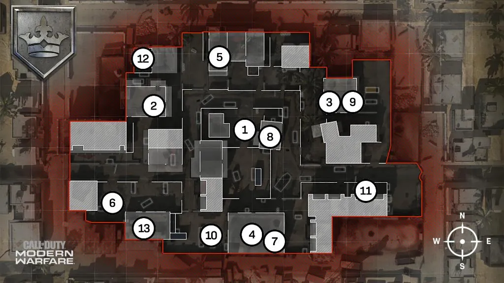 Talsik Backlot Map Headquarters Hardpoint Rotations