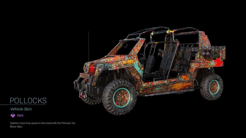 Pollocks | Tac Rover Skin - Vehicle Skin in COD Warzone | Call of Duty