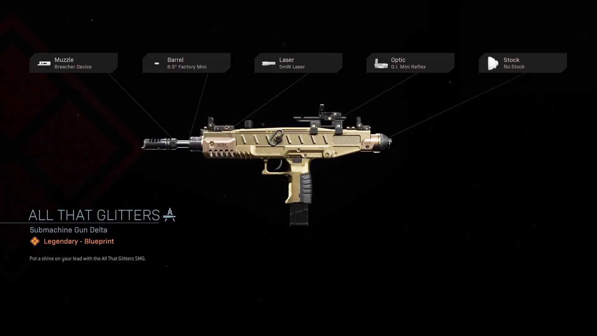 All That Glitters - COD Warzone and Modern Warfare Weapon Blueprint | Call of Duty All That Glitters - COD Warzone and Modern Warfare Weapon Blueprint | Call of Duty