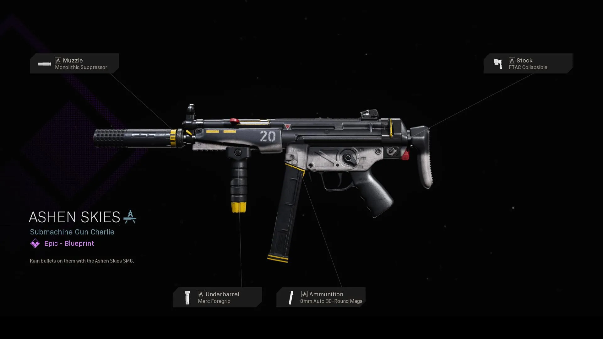 Ashen Skies - COD Warzone and Modern Warfare Weapon Blueprint | Call of Duty