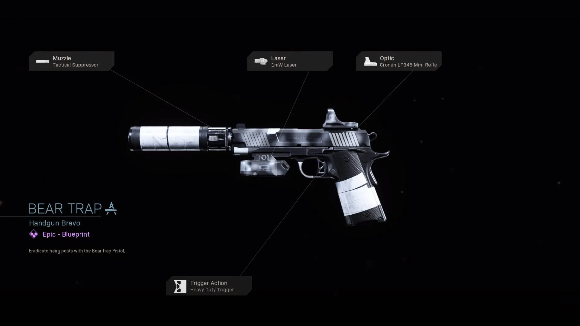 Bear Trap - COD Warzone and Modern Warfare Weapon Blueprint | Call of Duty