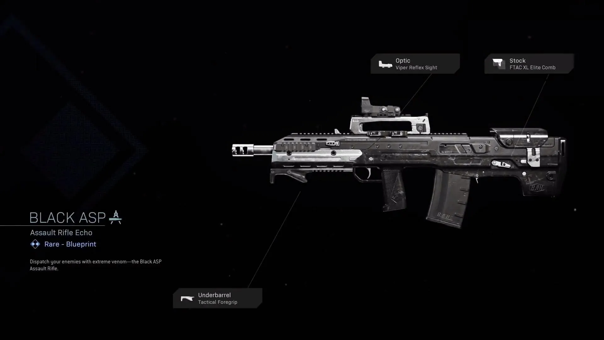 Black Asp - COD Warzone and Modern Warfare Weapon Blueprint | Call of Duty