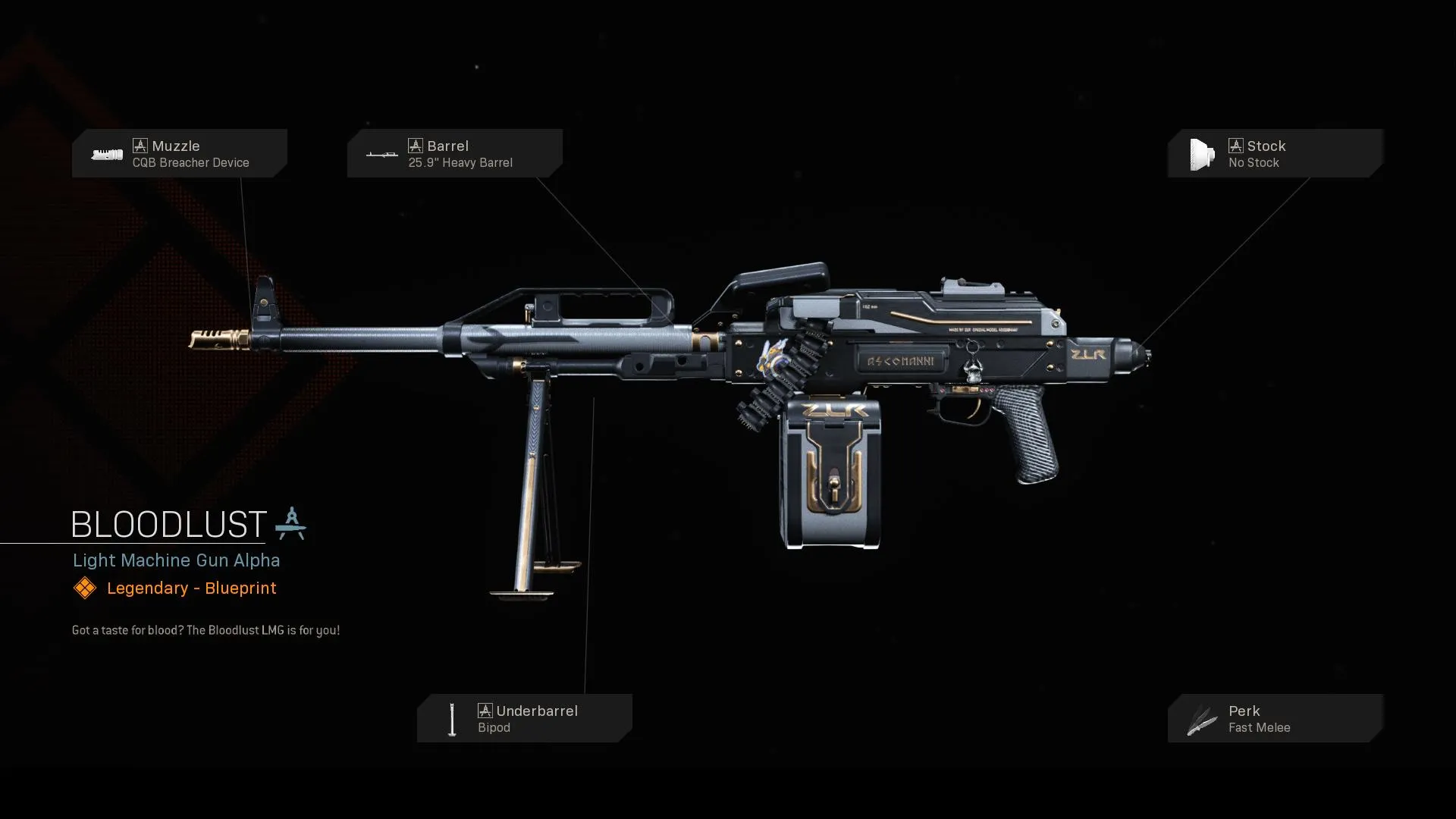 Bloodlust - COD Warzone and Modern Warfare Weapon Blueprint | Call of Duty