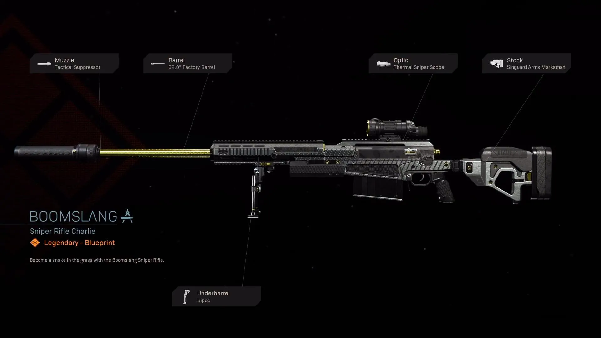 Boomslang - COD Warzone and Modern Warfare Weapon Blueprint | Call of Duty