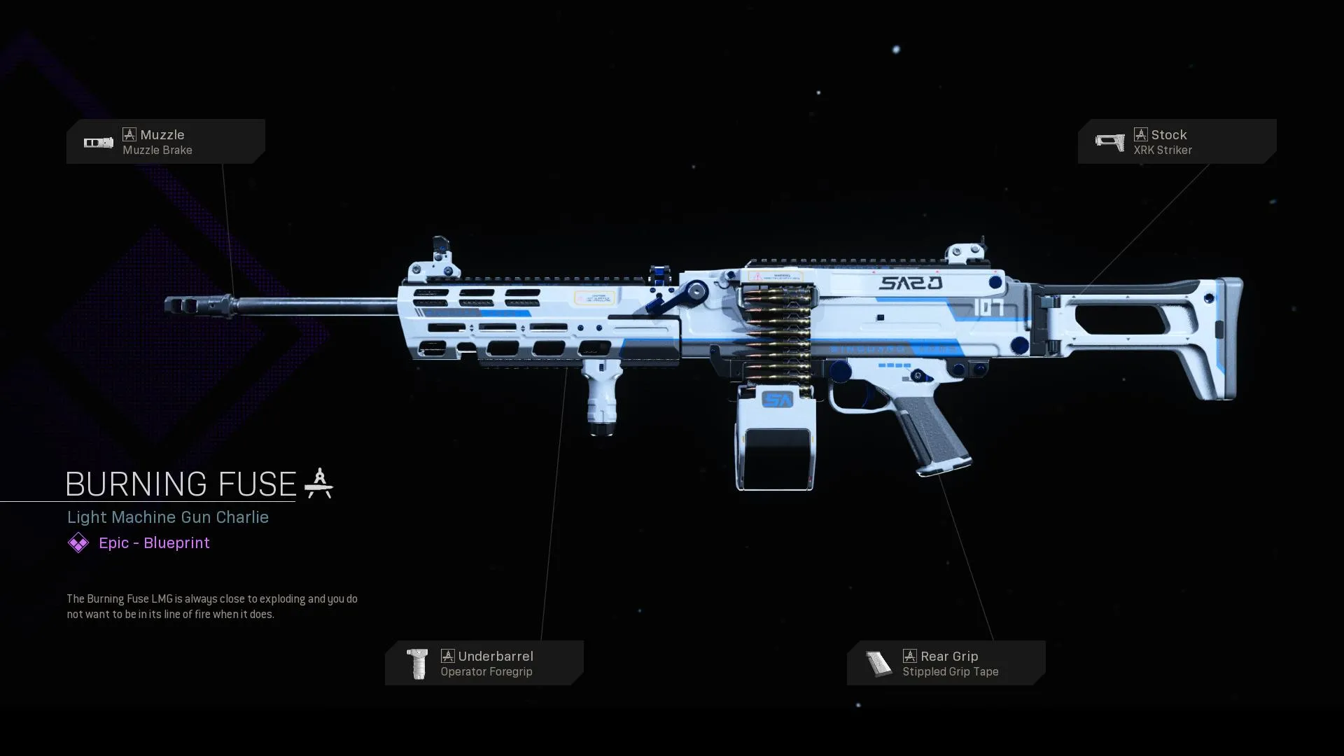 Burning Fuse - COD Warzone and Modern Warfare Weapon Blueprint | Call of Duty Burning Fuse - COD Warzone and Modern Warfare Weapon Blueprint | Call of Duty