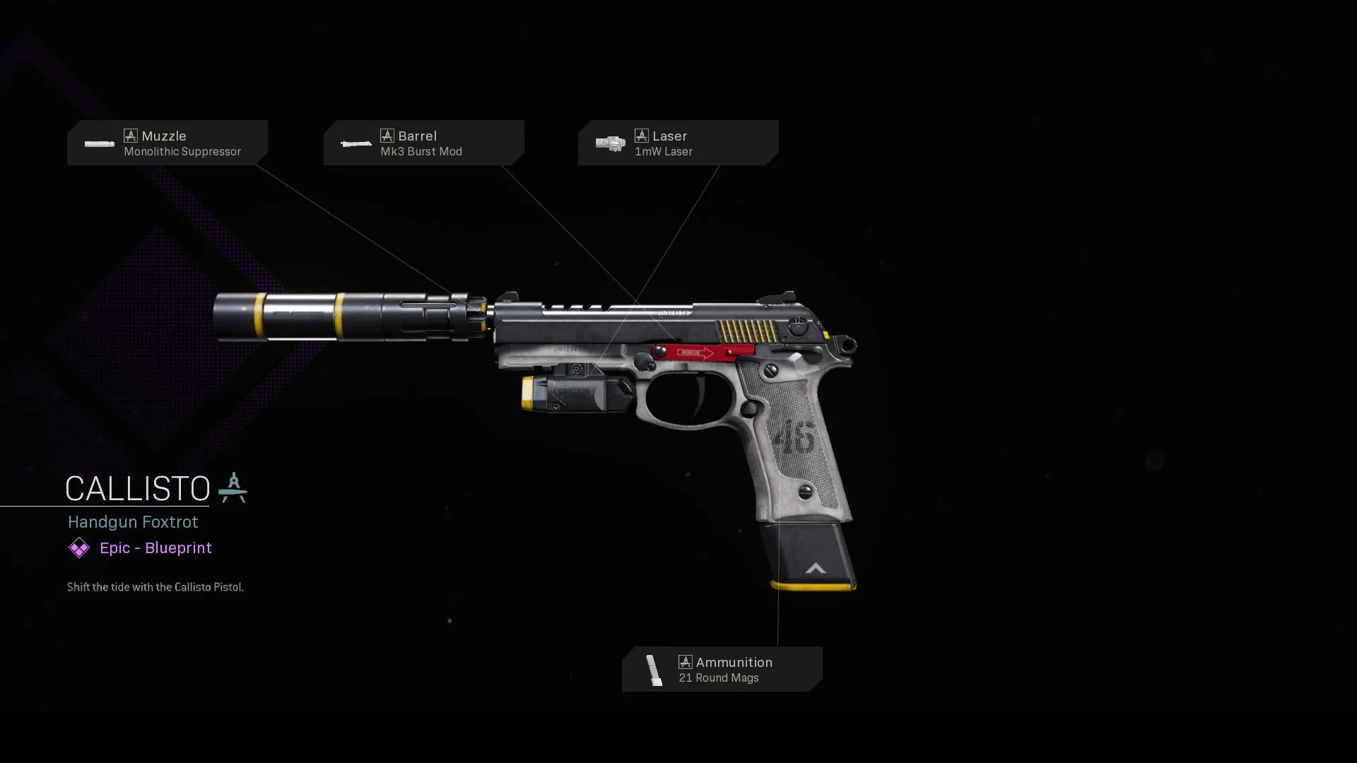 Callisto - COD Warzone and Modern Warfare Weapon Blueprint | Call of Duty Callisto - COD Warzone and Modern Warfare Weapon Blueprint | Call of Duty