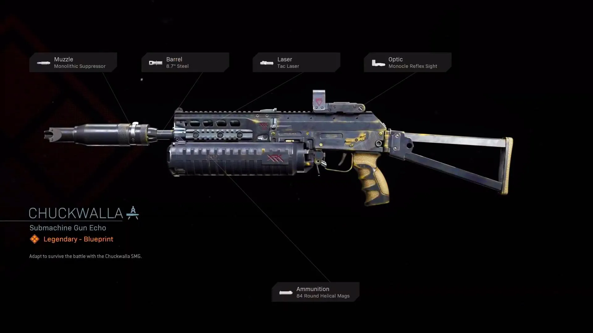 Chuckwalla - COD Warzone and Modern Warfare Weapon Blueprint | Call of Duty Chuckwalla - COD Warzone and Modern Warfare Weapon Blueprint | Call of Duty