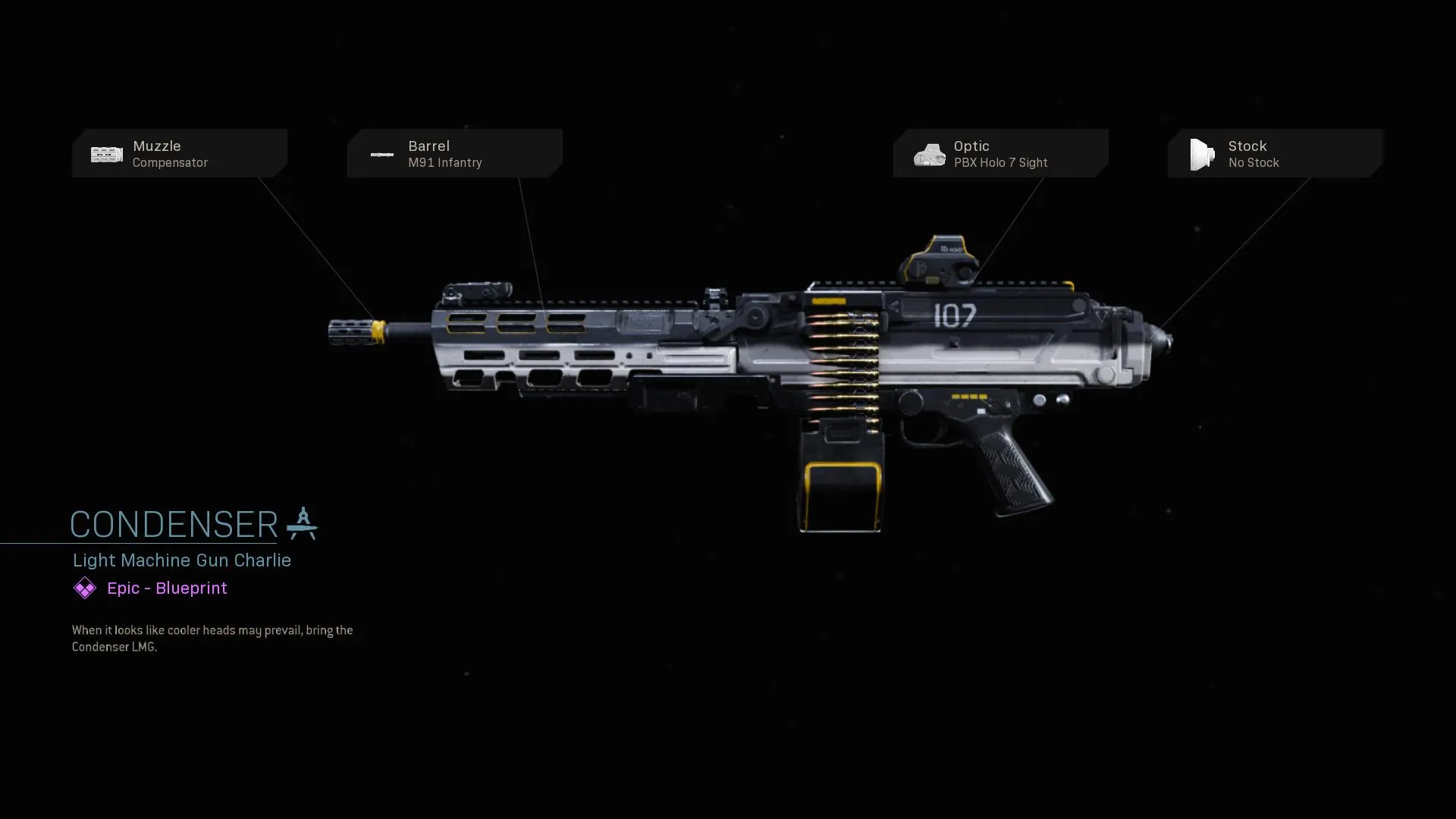 Condenser - COD Warzone and Modern Warfare Weapon Blueprint | Call of Duty Condenser - COD Warzone and Modern Warfare Weapon Blueprint | Call of Duty