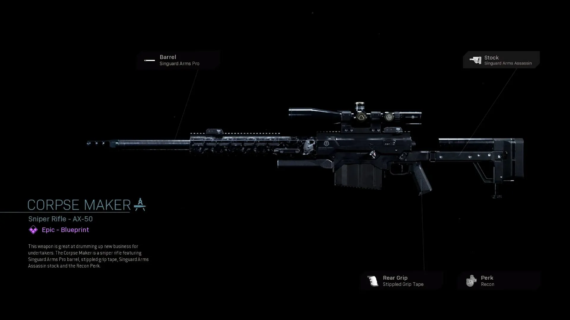 Corpse Maker - COD Warzone and Modern Warfare Weapon Blueprint | Call of Duty