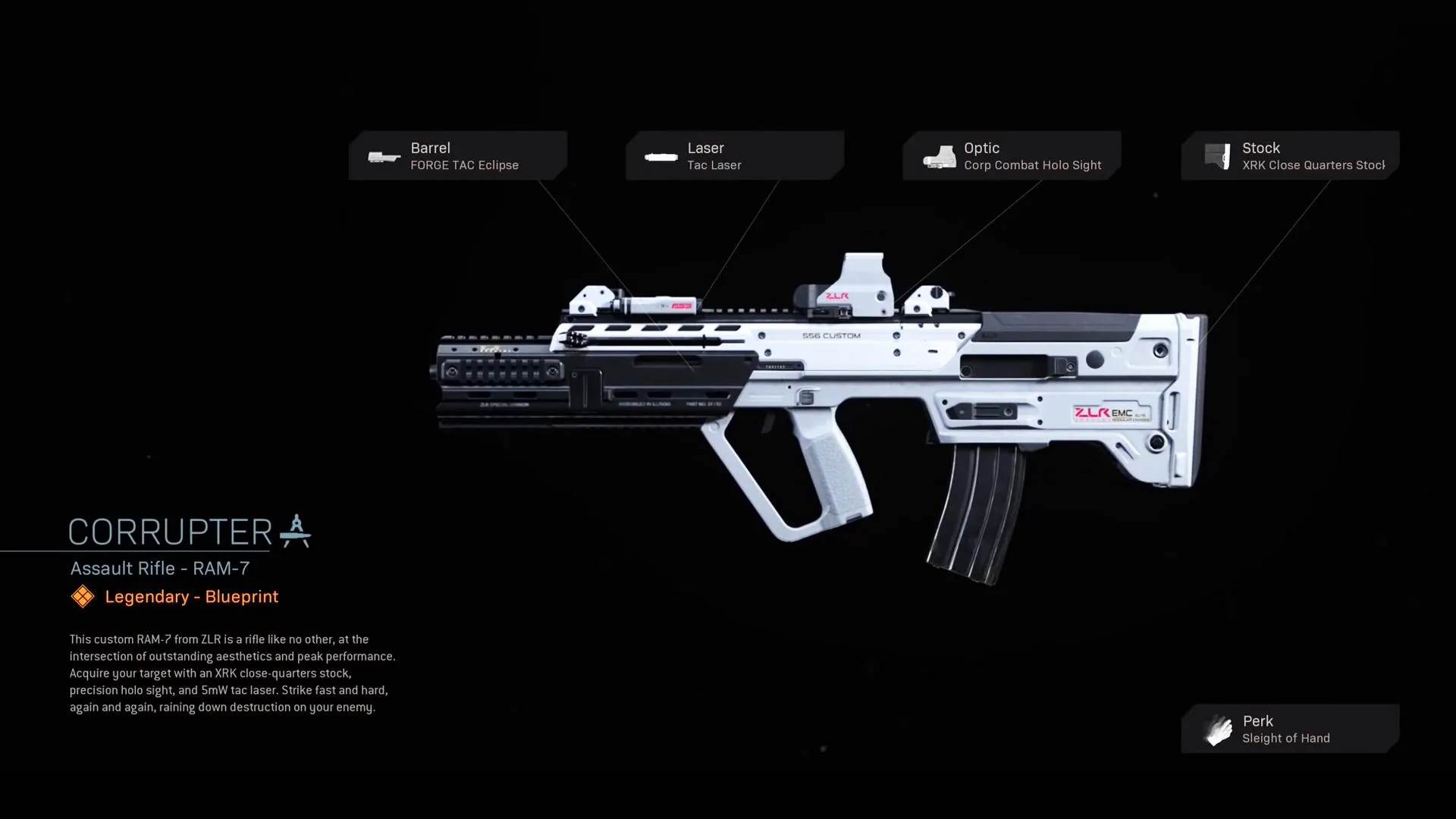 Corrupter - COD Warzone and Modern Warfare Weapon Blueprint | Call of Duty