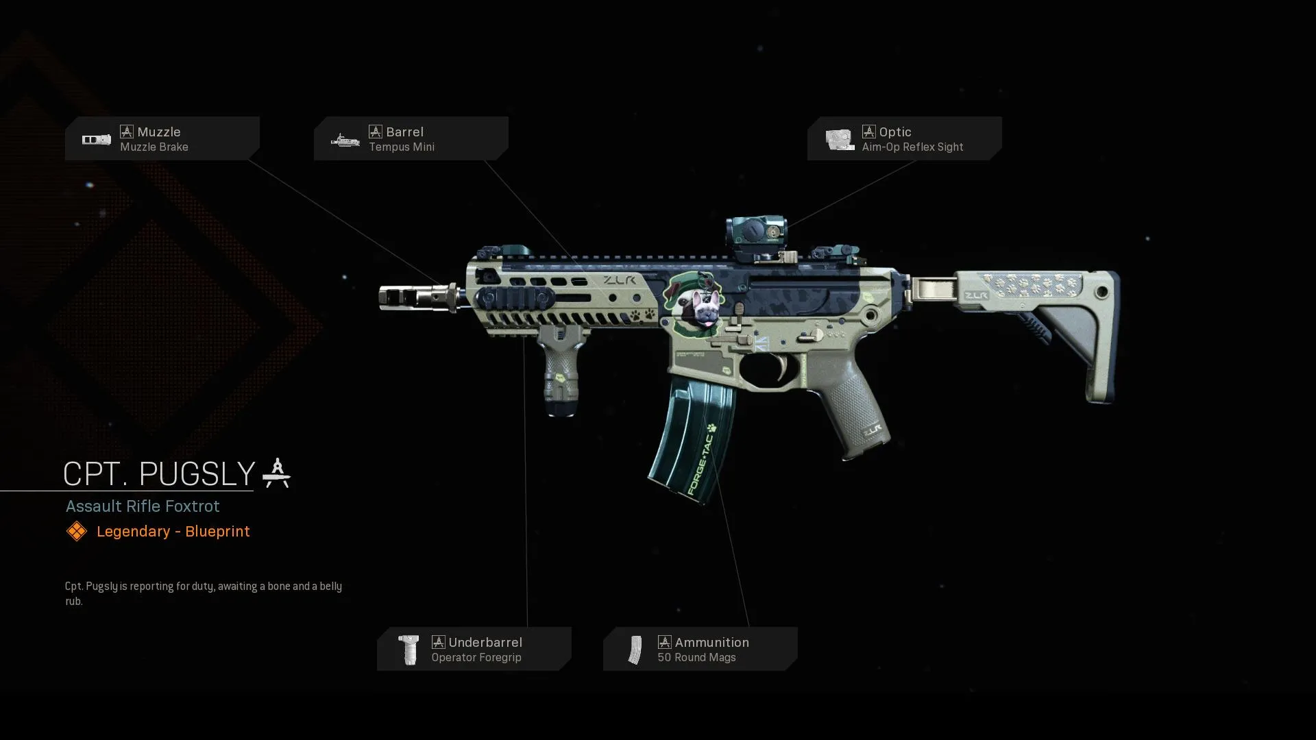 Cpt. Pugsly - COD Warzone and Modern Warfare Weapon Blueprint | Call of Duty Cpt. Pugsly - COD Warzone and Modern Warfare Weapon Blueprint | Call of Duty