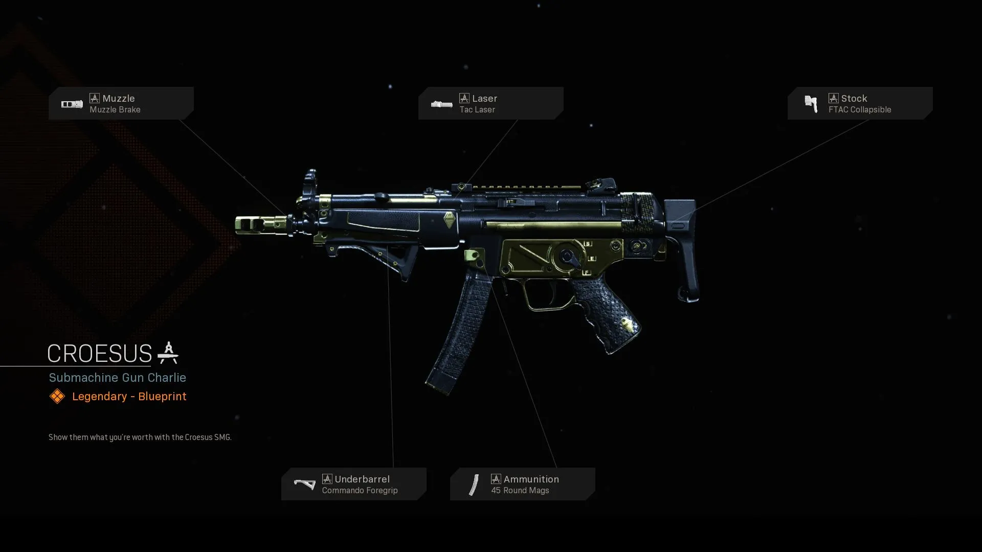 Croesus - COD Warzone and Modern Warfare Weapon Blueprint | Call of Duty Croesus - COD Warzone and Modern Warfare Weapon Blueprint | Call of Duty
