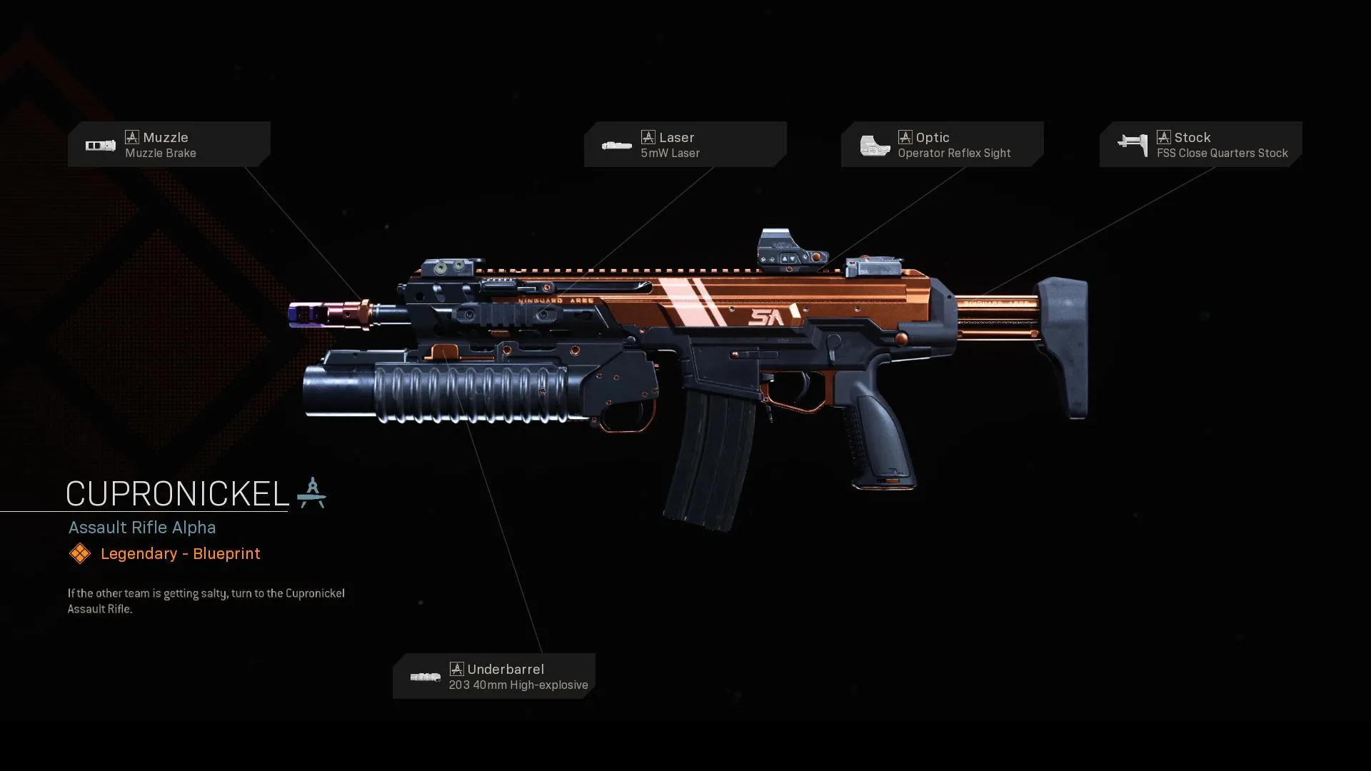 Cupronickel - COD Warzone and Modern Warfare Weapon Blueprint | Call of Duty