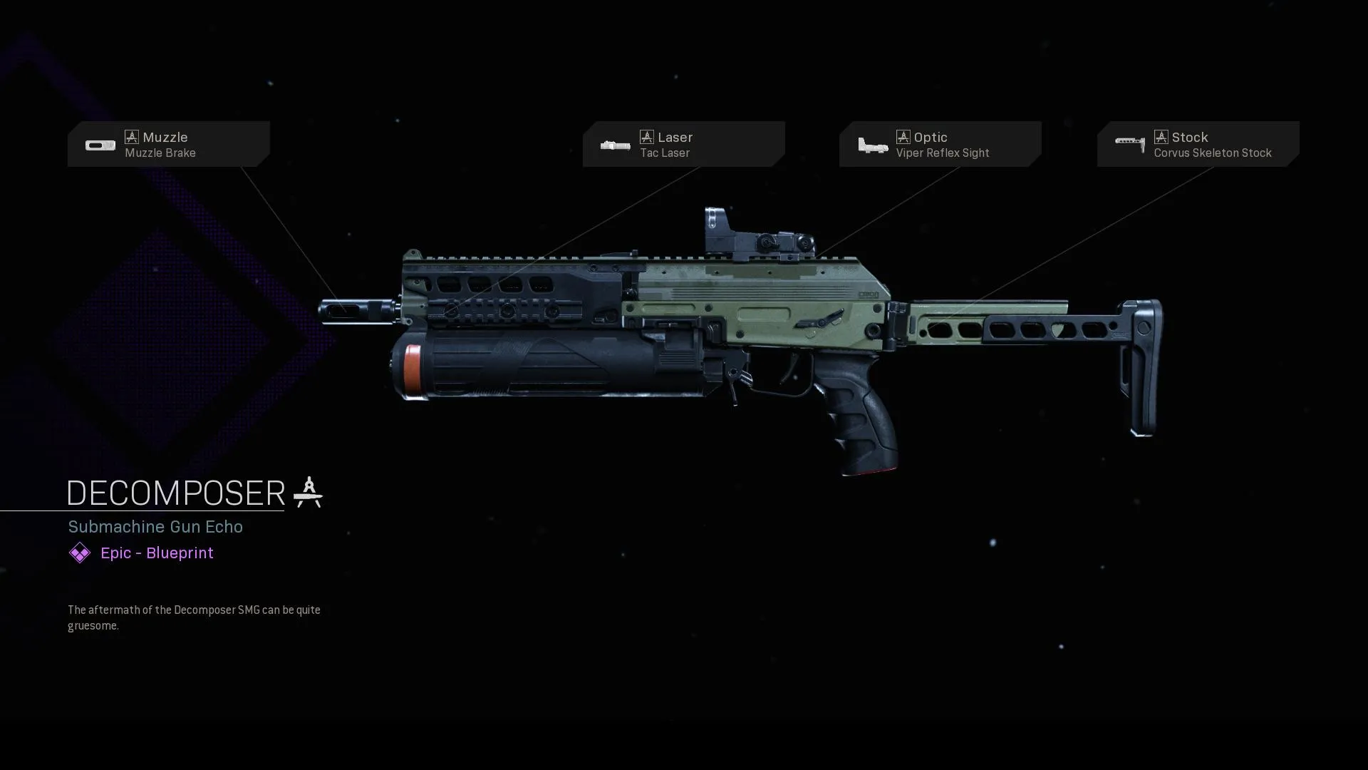 Decomposer - COD Warzone and Modern Warfare Weapon Blueprint | Call of Duty Decomposer - COD Warzone and Modern Warfare Weapon Blueprint | Call of Duty