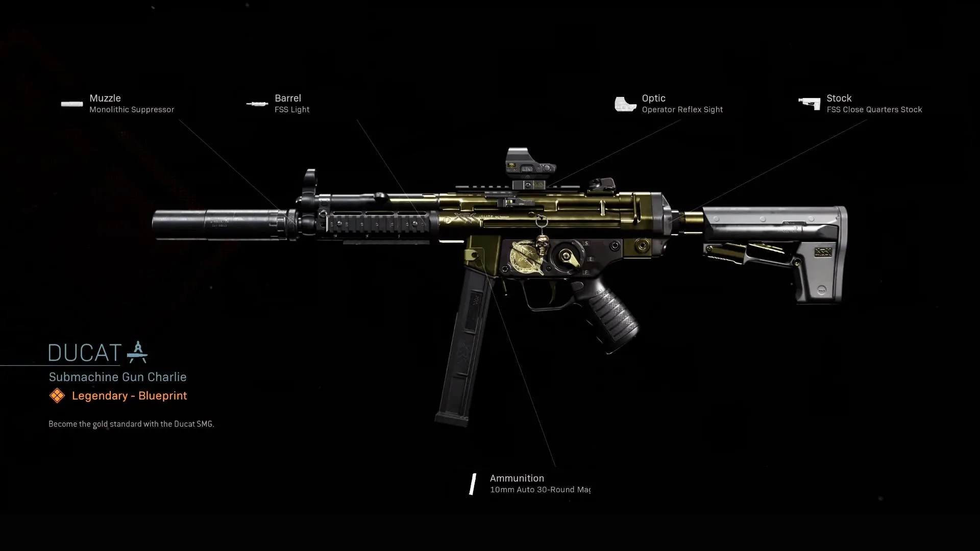 Ducat - COD Warzone and Modern Warfare Weapon Blueprint | Call of Duty