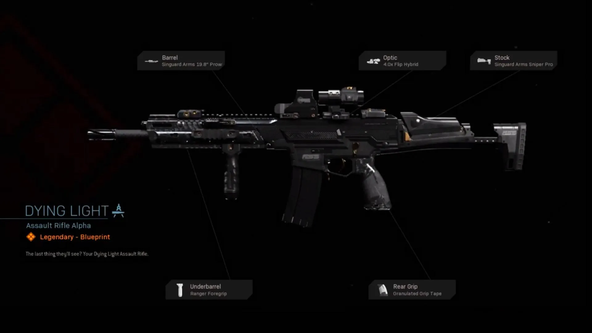Dying Light - COD Warzone and Modern Warfare Weapon Blueprint | Call of Duty Dying Light - COD Warzone and Modern Warfare Weapon Blueprint | Call of Duty