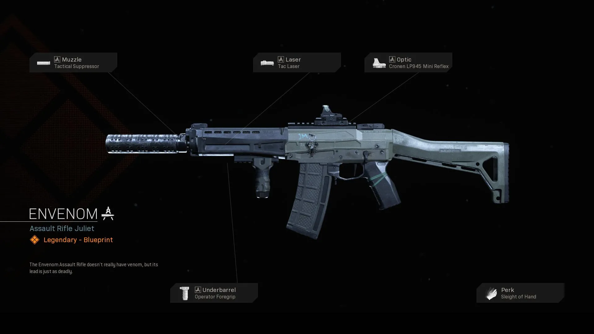 Envenom - COD Warzone and Modern Warfare Weapon Blueprint | Call of Duty Envenom - COD Warzone and Modern Warfare Weapon Blueprint | Call of Duty