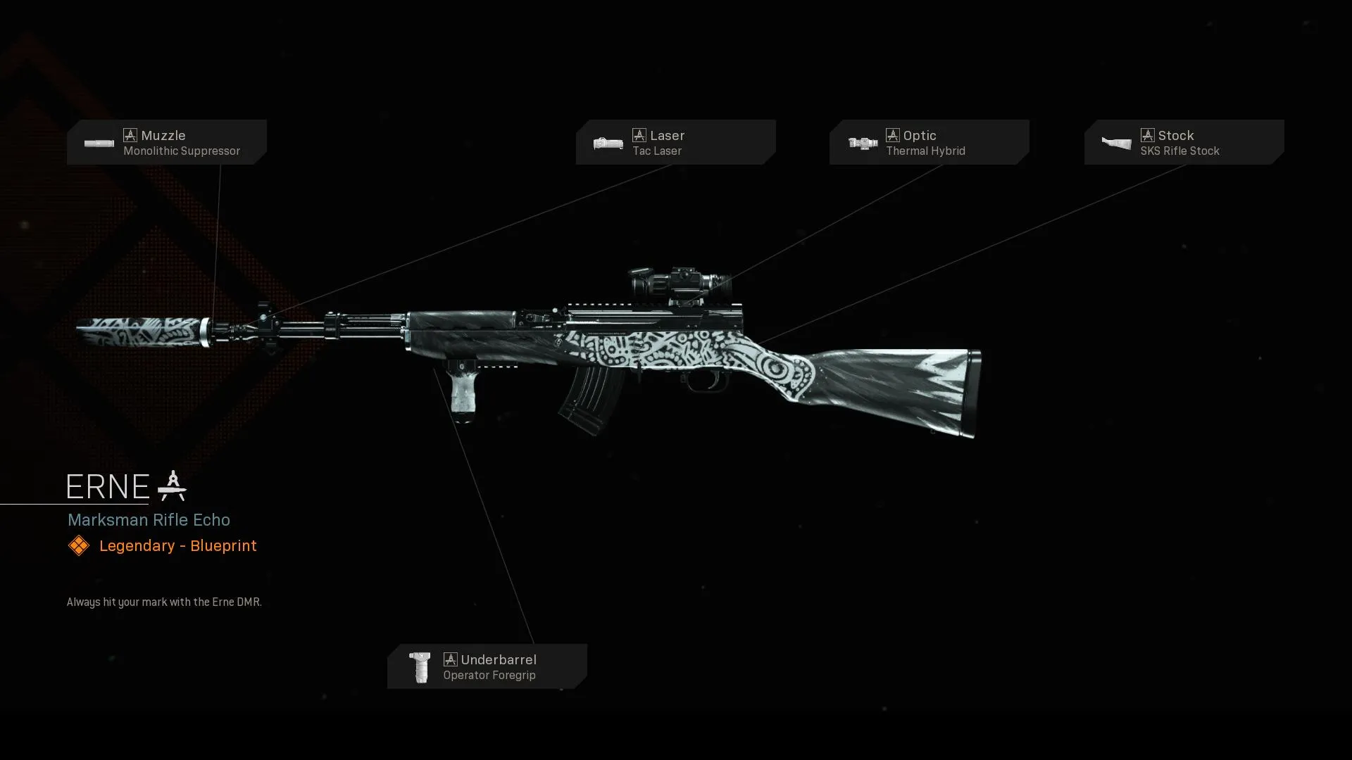 Erne - COD Warzone and Modern Warfare Weapon Blueprint | Call of Duty
