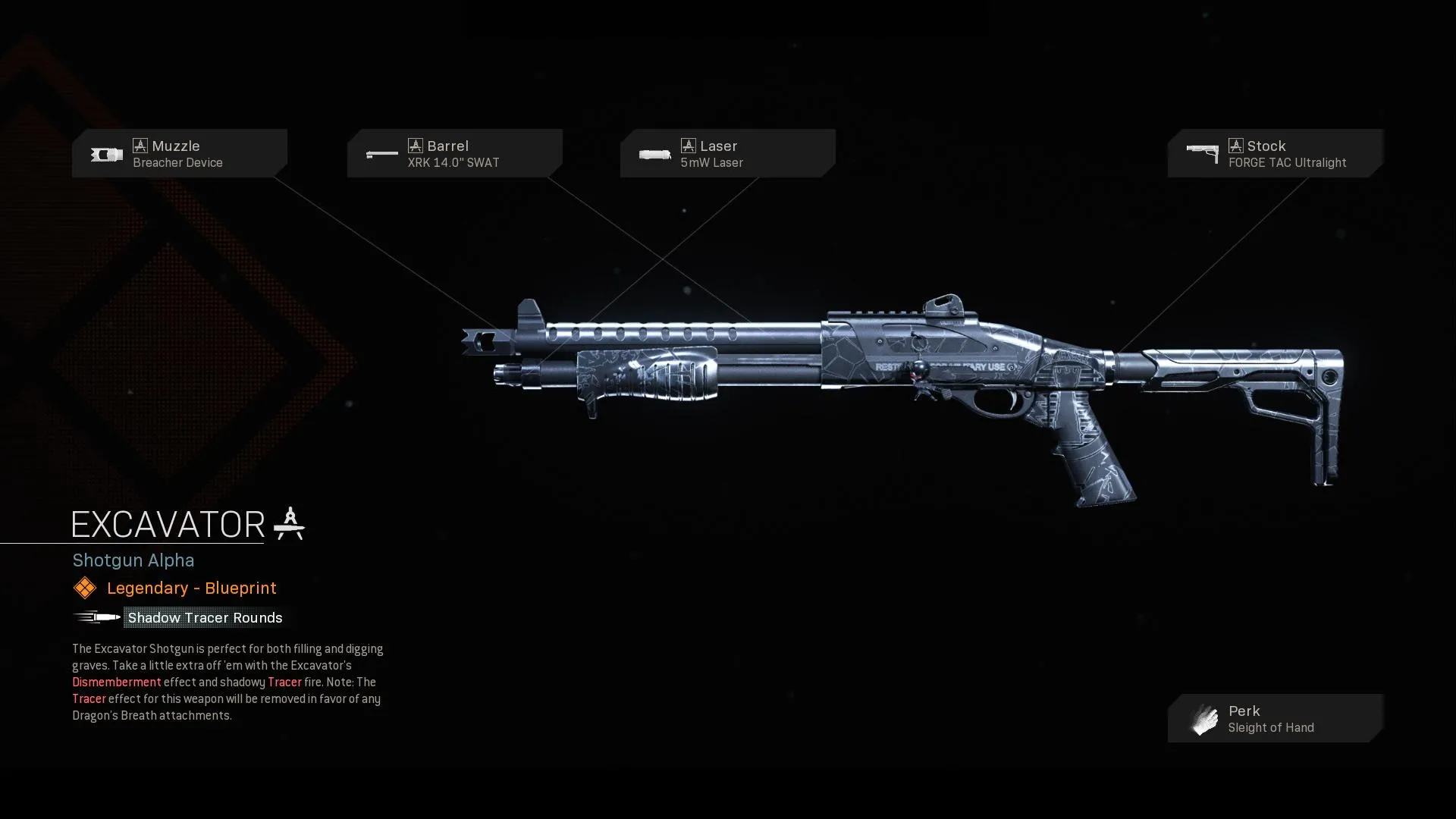 Excavator - COD Warzone and Modern Warfare Weapon Blueprint | Call of Duty