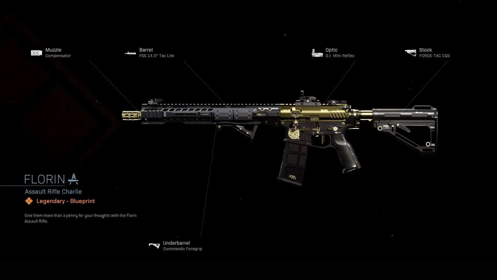 Florin - COD Warzone and Modern Warfare Weapon Blueprint | Call of Duty