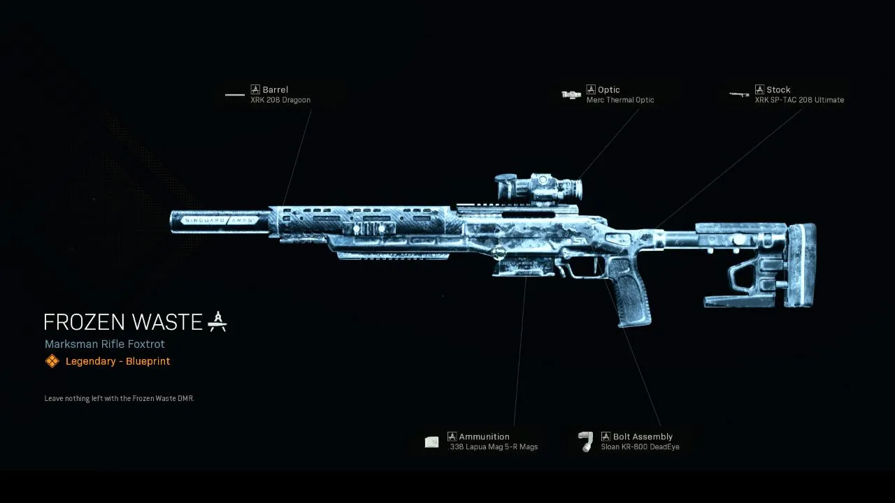 Frozen Waste - COD Warzone and Modern Warfare Weapon Blueprint | Call of Duty Frozen Waste - COD Warzone and Modern Warfare Weapon Blueprint | Call of Duty