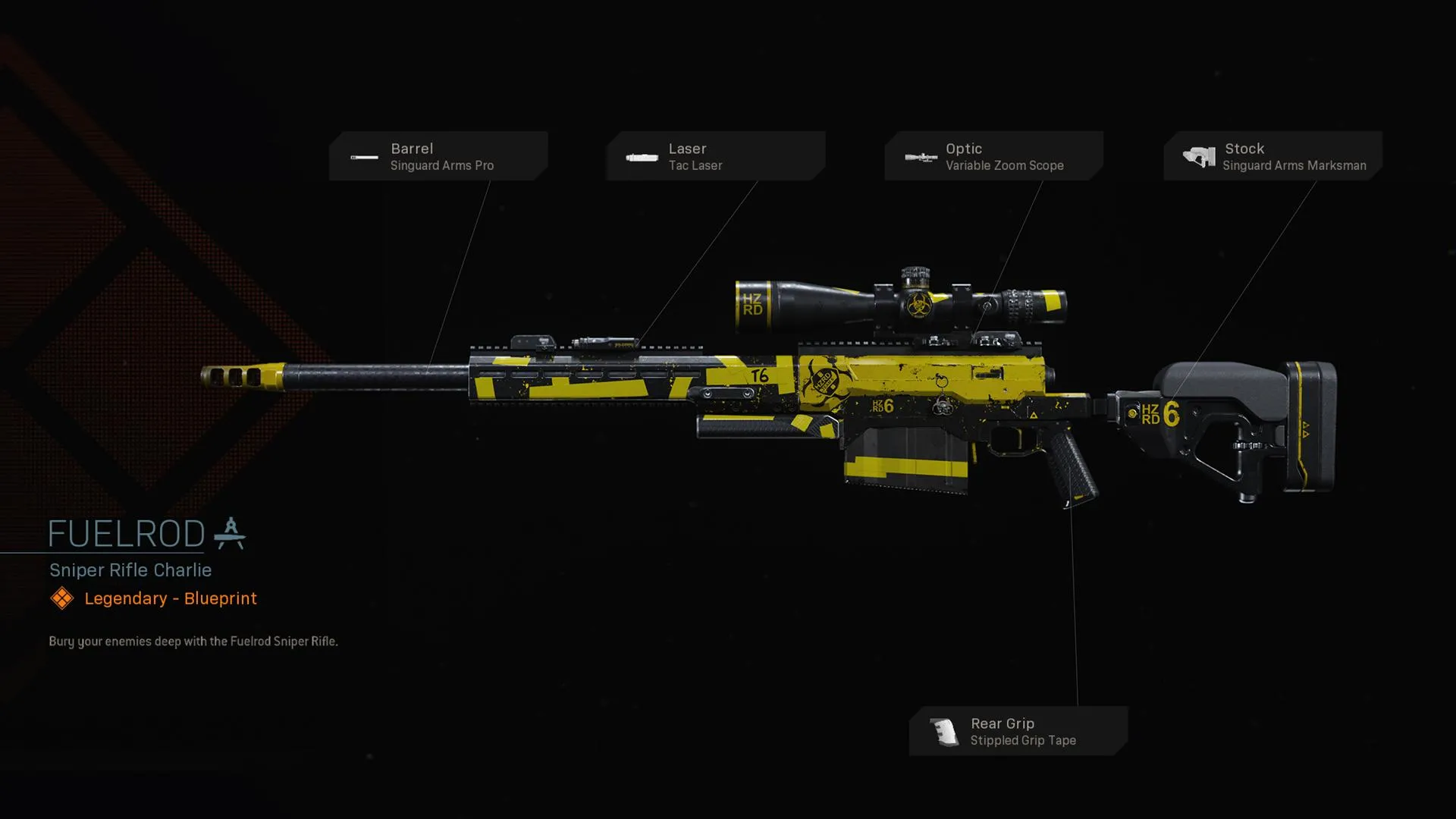 Fuelrod - COD Warzone and Modern Warfare Weapon Blueprint | Call of Duty Fuelrod - COD Warzone and Modern Warfare Weapon Blueprint | Call of Duty