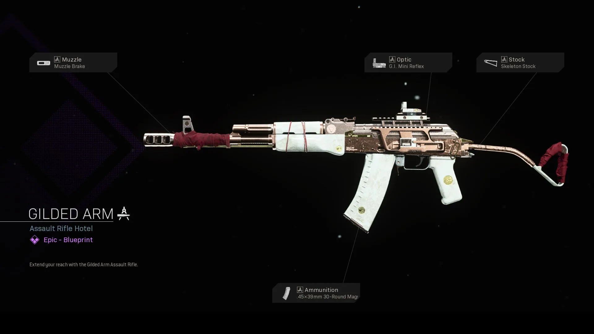 Gilded Arm - COD Warzone and Modern Warfare Weapon Blueprint | Call of Duty