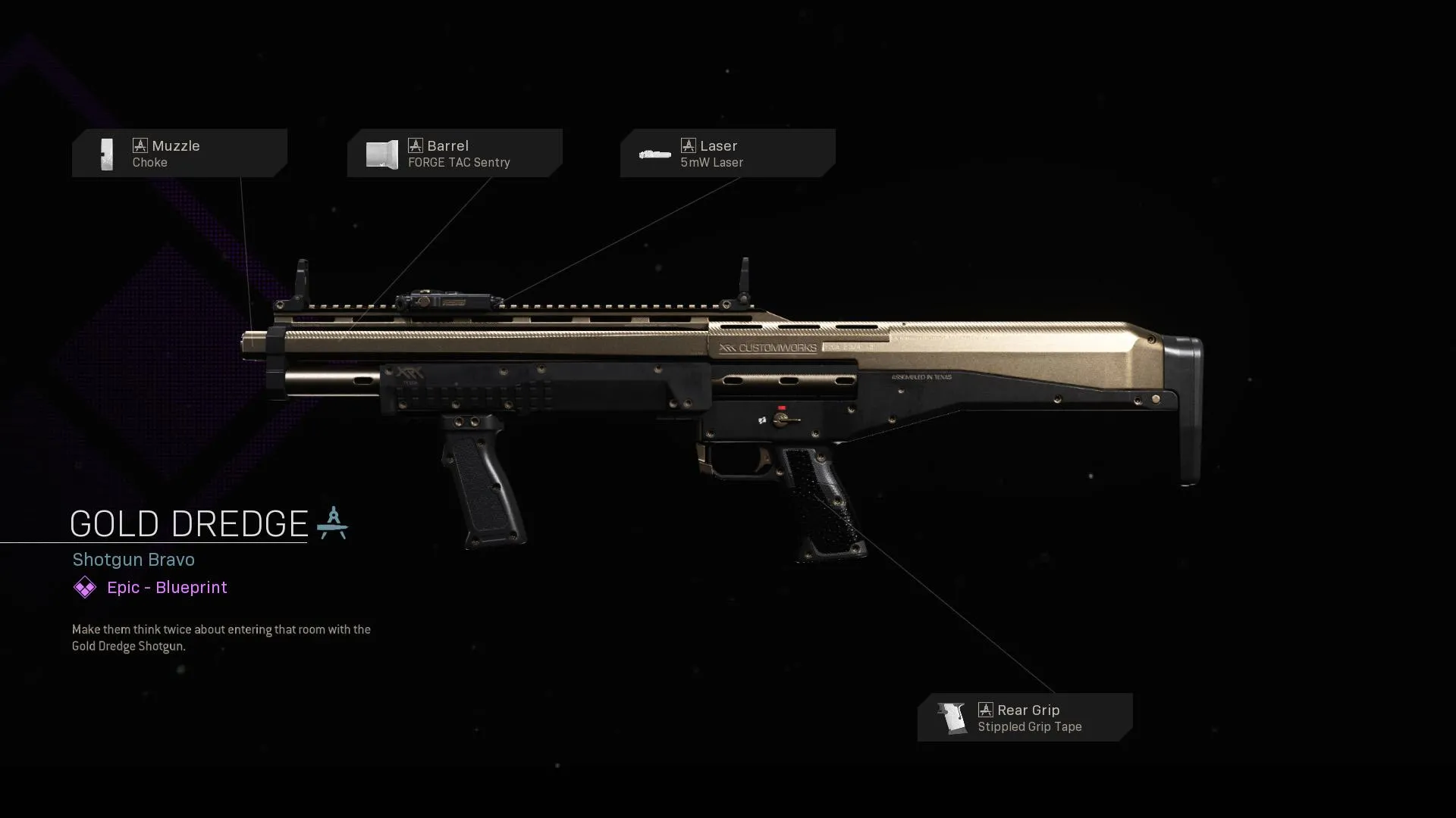 Gold Dredge - COD Warzone and Modern Warfare Weapon Blueprint | Call of Duty Gold Dredge - COD Warzone and Modern Warfare Weapon Blueprint | Call of Duty