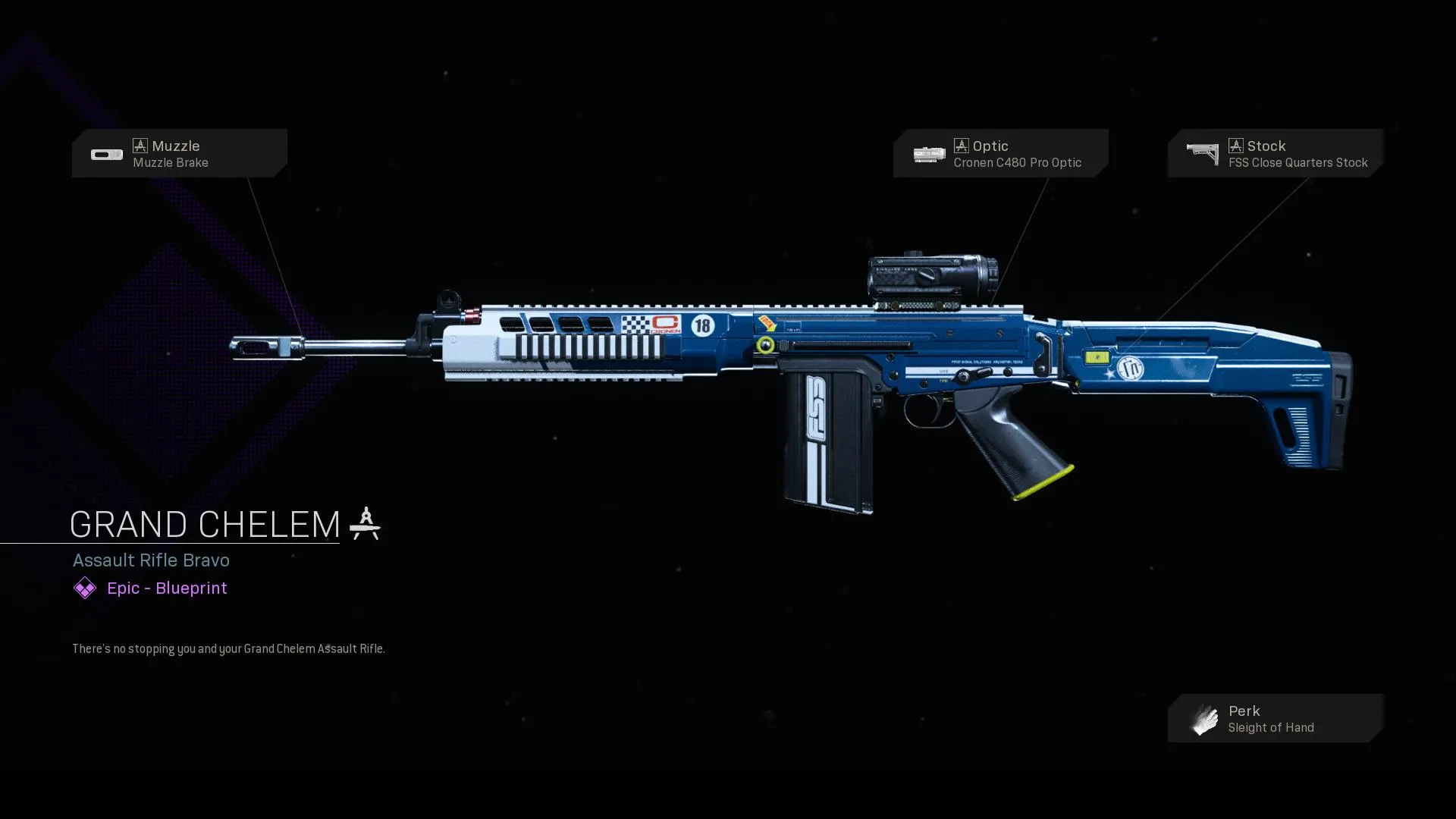 Grand Chelem - COD Warzone and Modern Warfare Weapon Blueprint | Call of Duty