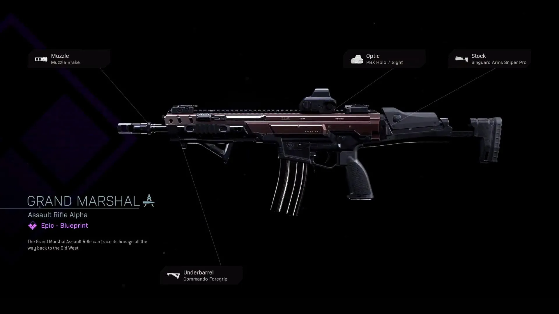 Grand Marshal - COD Warzone and Modern Warfare Weapon Blueprint | Call of Duty