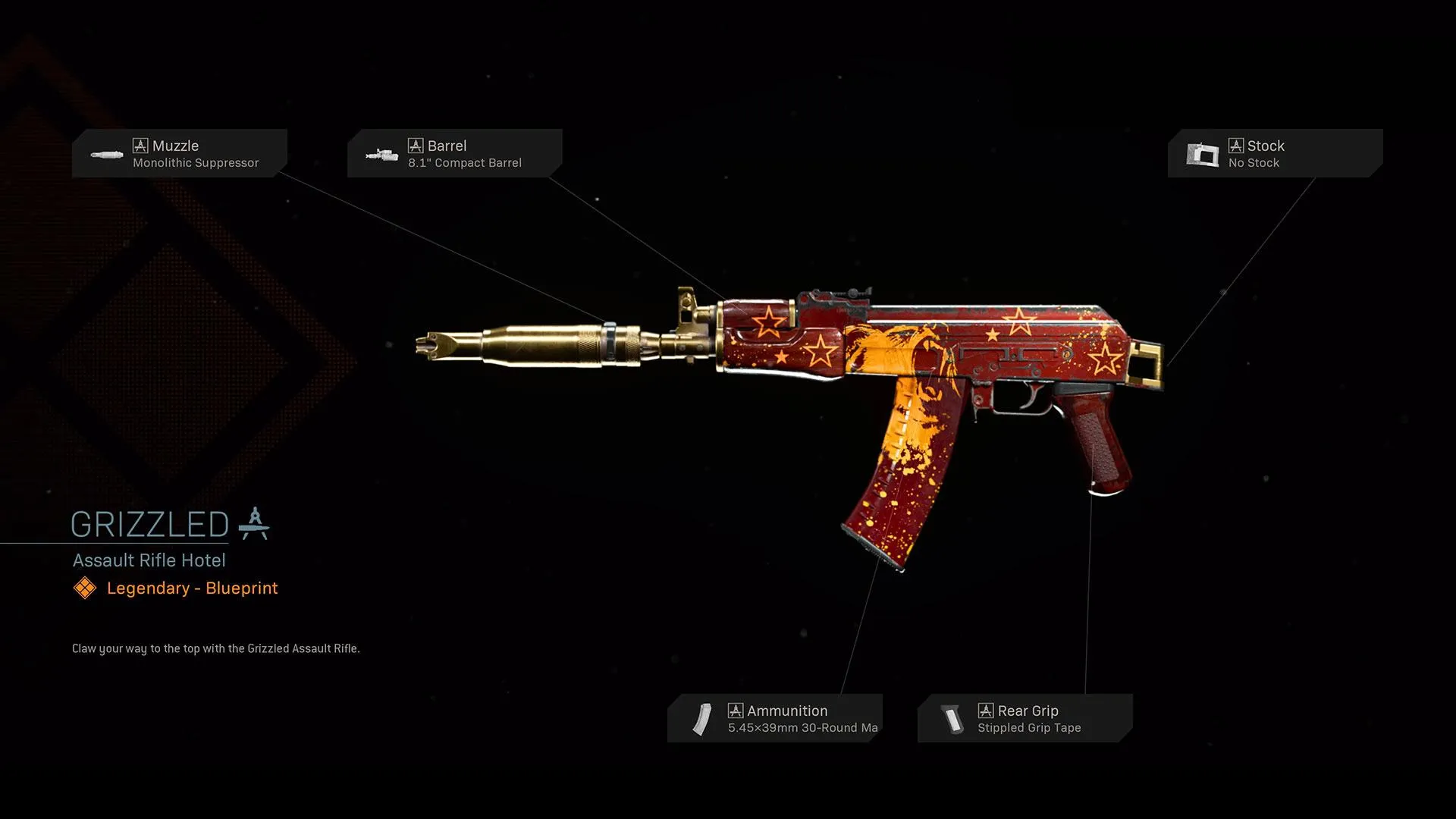 Grizzled - COD Warzone and Modern Warfare Weapon Blueprint | Call of Duty