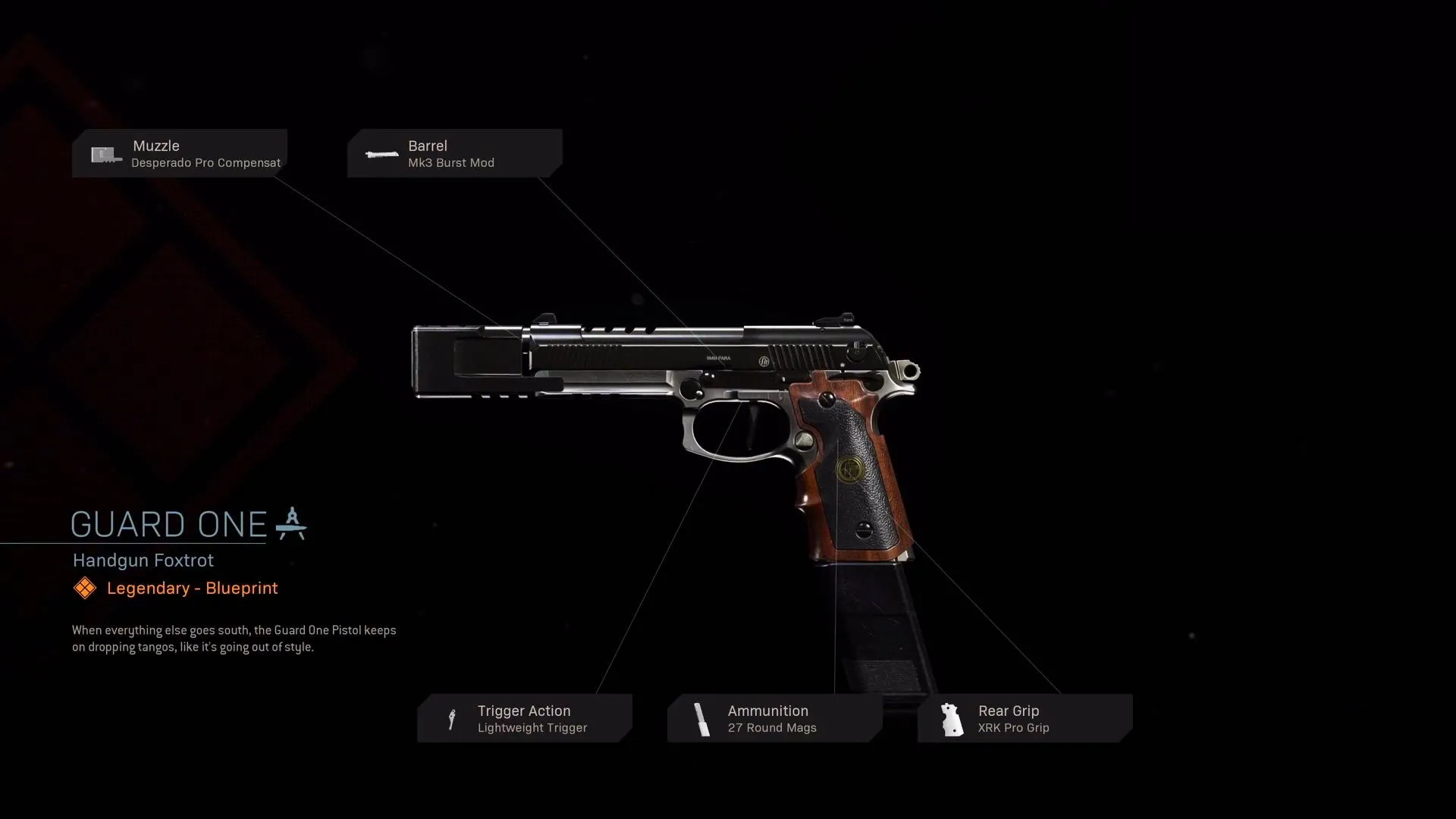 Guard One - COD Warzone and Modern Warfare Weapon Blueprint | Call of Duty Guard One - COD Warzone and Modern Warfare Weapon Blueprint | Call of Duty