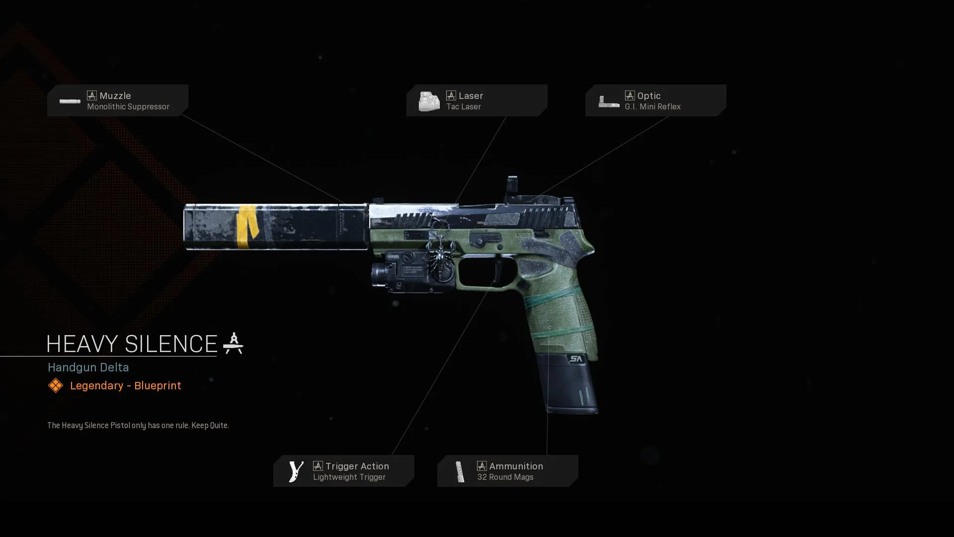Heavy Silence - COD Warzone and Modern Warfare Weapon Blueprint | Call of Duty Heavy Silence - COD Warzone and Modern Warfare Weapon Blueprint | Call of Duty