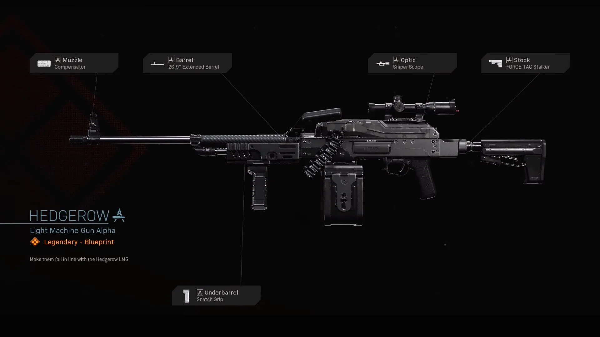 Hedgerow - COD Warzone and Modern Warfare Weapon Blueprint | Call of Duty Hedgerow - COD Warzone and Modern Warfare Weapon Blueprint | Call of Duty