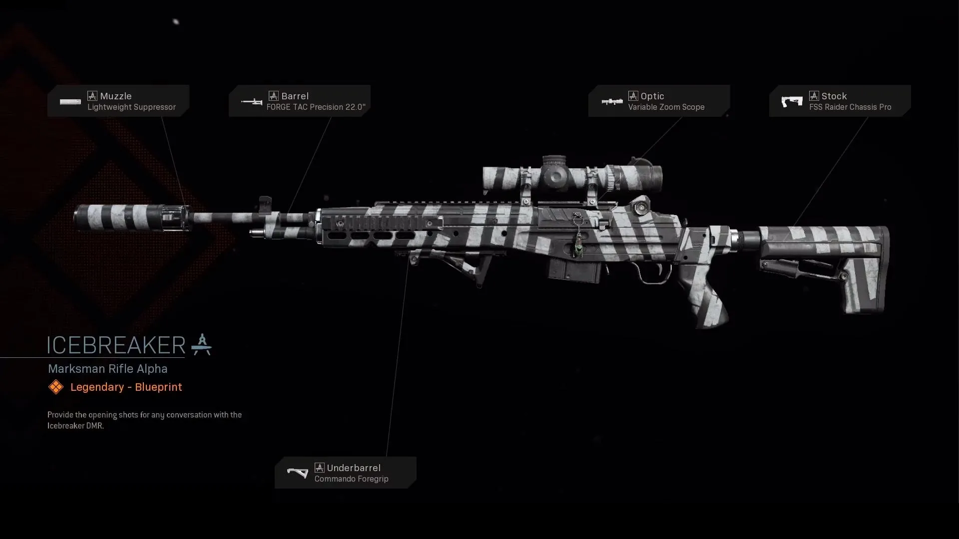 Icebreaker - COD Warzone and Modern Warfare Weapon Blueprint | Call of Duty