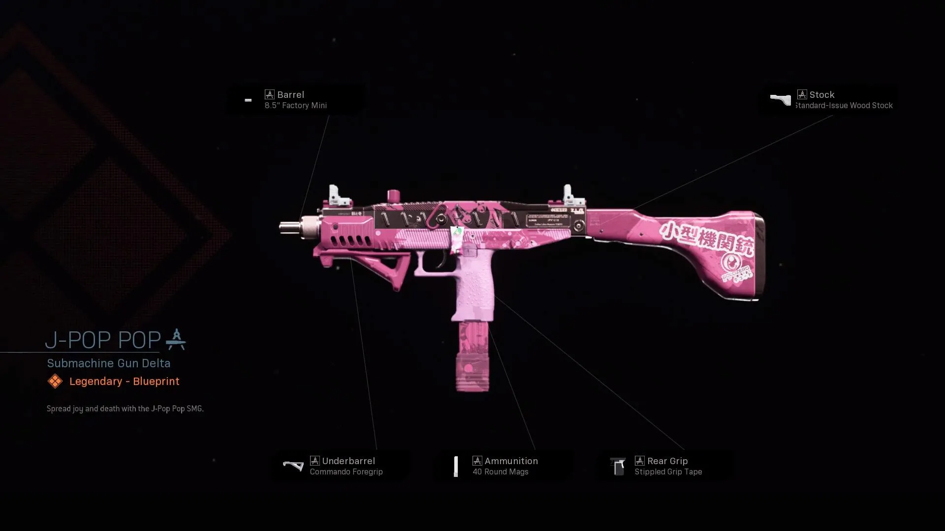 J-Pop Pop - COD Warzone and Modern Warfare Weapon Blueprint | Call of Duty