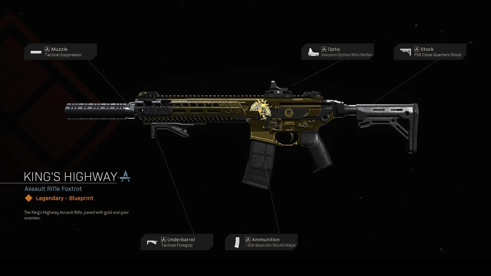 King's Highway - COD Warzone and Modern Warfare Weapon Blueprint | Call of Duty
