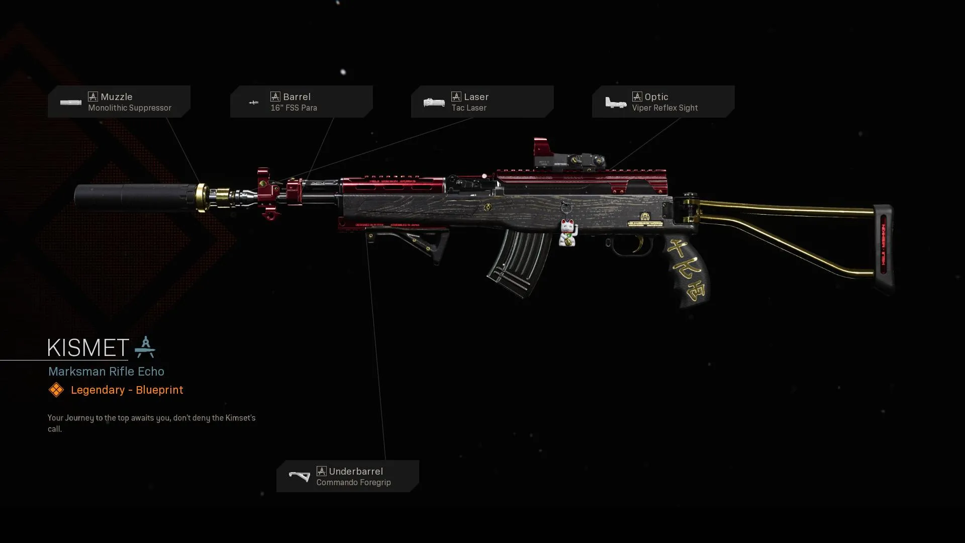 Kismet - COD Warzone and Modern Warfare Weapon Blueprint | Call of Duty Kismet - COD Warzone and Modern Warfare Weapon Blueprint | Call of Duty