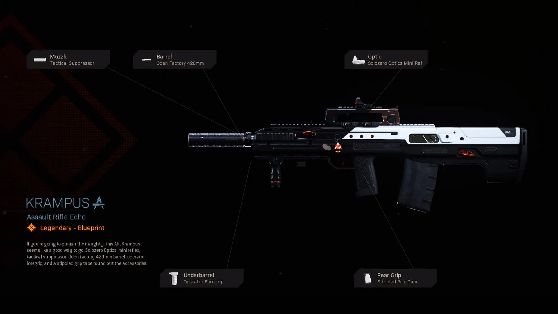 Krampus - COD Warzone and Modern Warfare Weapon Blueprint | Call of Duty