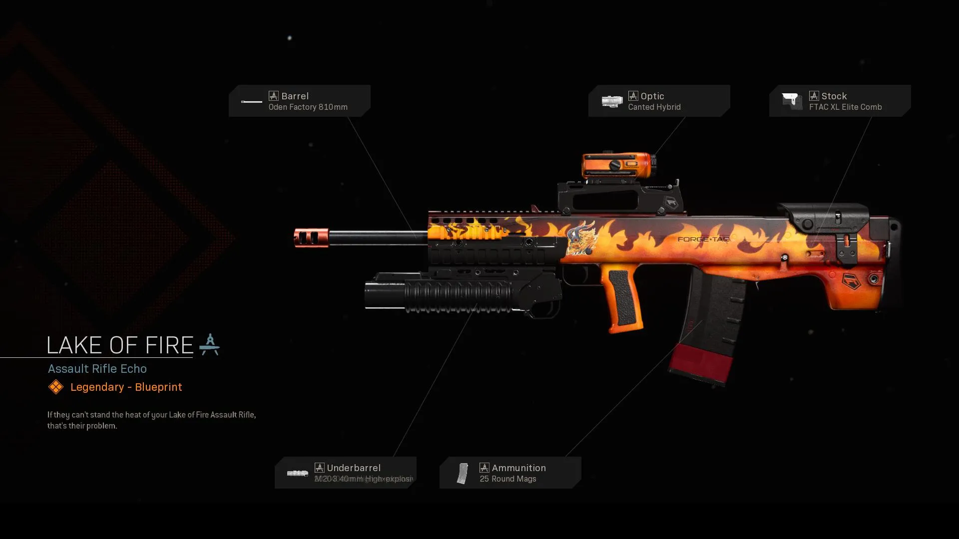 Lake of Fire - COD Warzone and Modern Warfare Weapon Blueprint | Call of Duty Lake of Fire - COD Warzone and Modern Warfare Weapon Blueprint | Call of Duty
