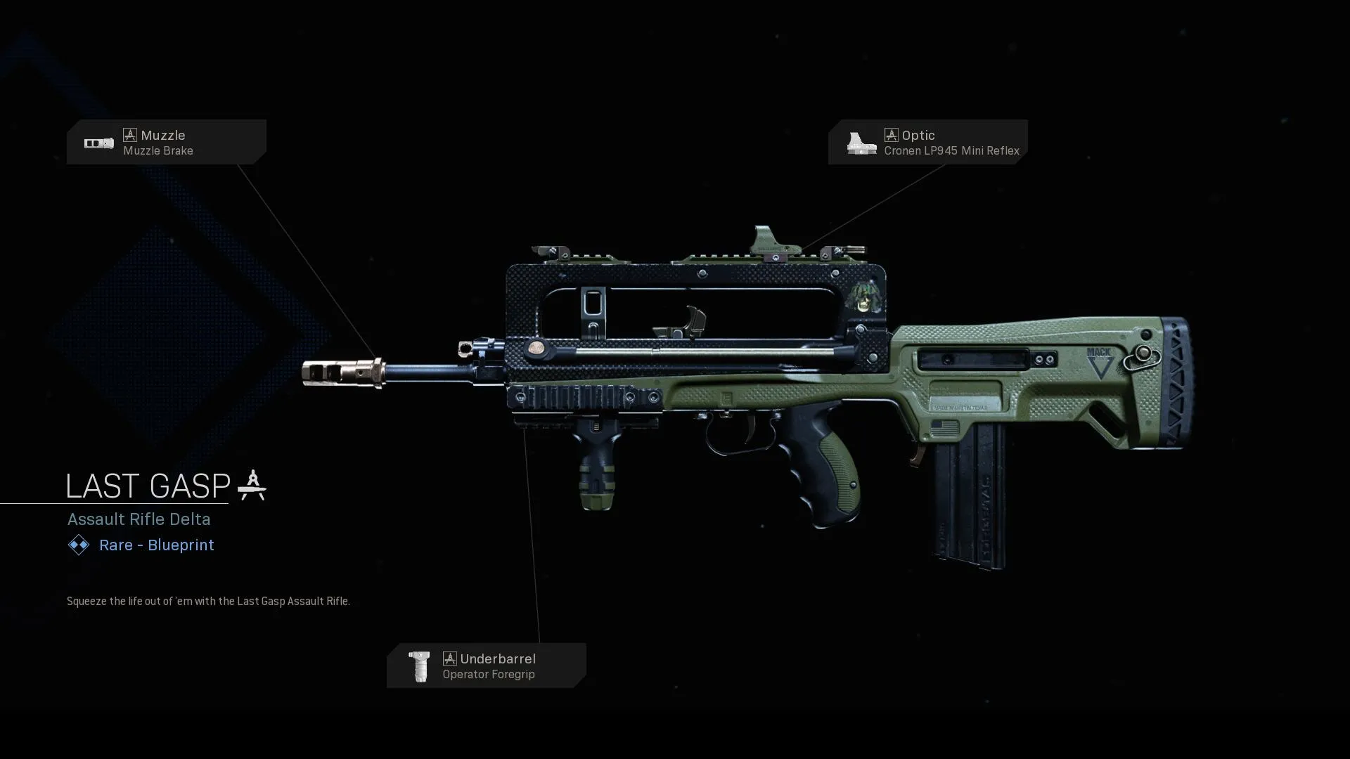 Last Gasp - COD Warzone and Modern Warfare Weapon Blueprint | Call of Duty