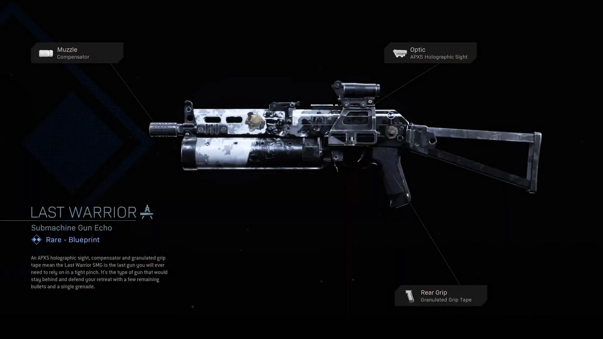 Last Warrior - COD Warzone and Modern Warfare Weapon Blueprint | Call of Duty