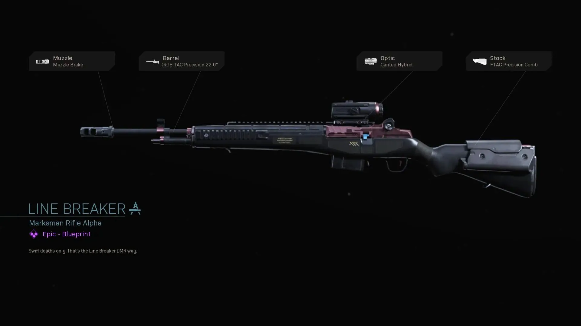 Line Breaker - COD Warzone and Modern Warfare Weapon Blueprint | Call of Duty